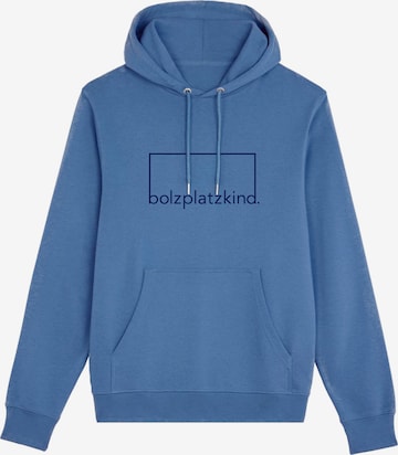 Bolzplatzkind Sweatshirt in Blue: front