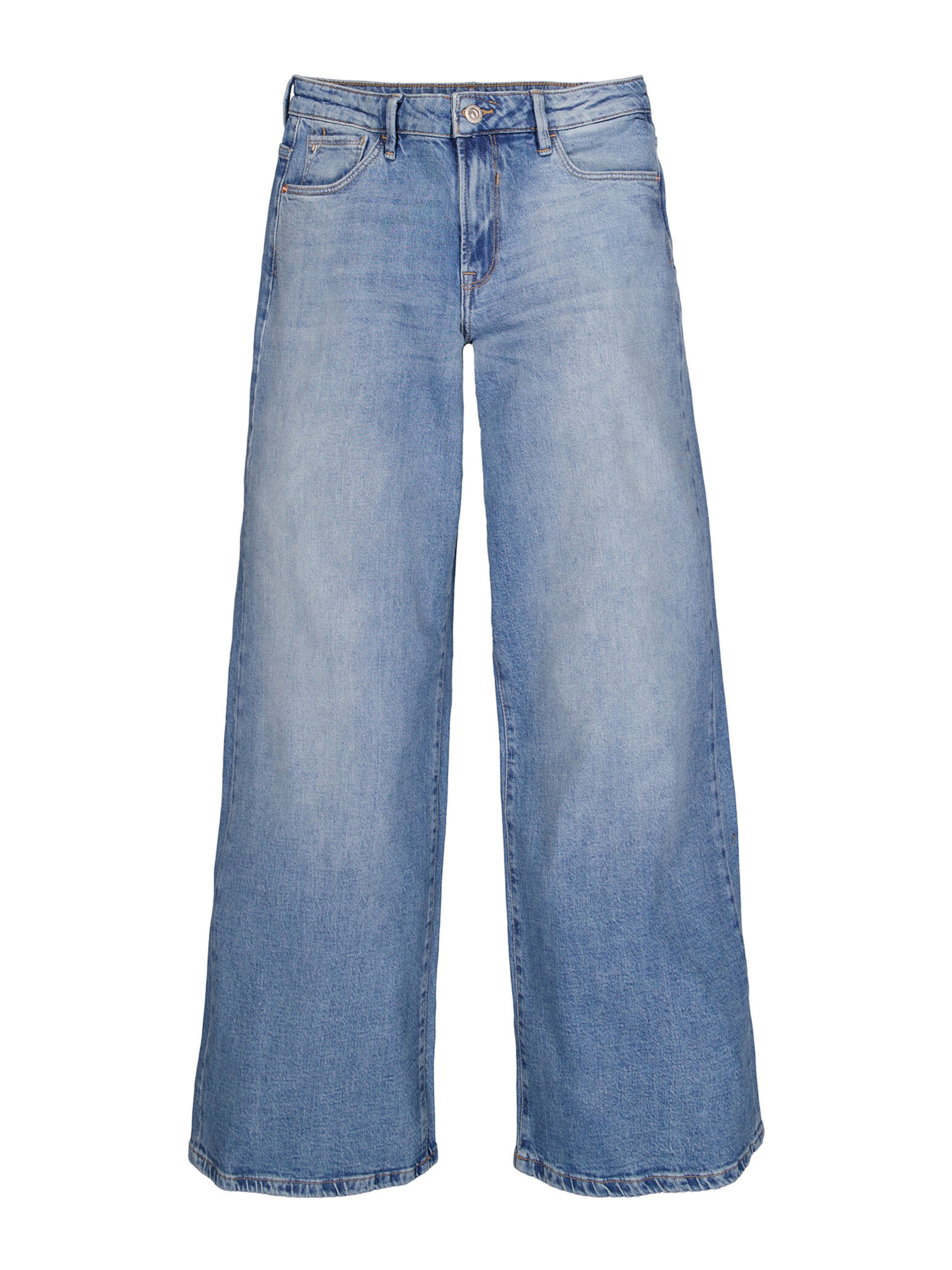 GARCIA Wide leg Jeans in Blue: front