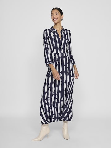 VILA Blousejurk in Blauw: voorkant