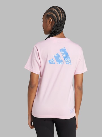 Tricou funcțional 'TIRO' de la ADIDAS SPORTSWEAR pe roz: față