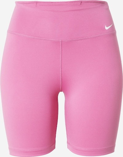 NIKE Pantalon de sport 'One' en rose clair / blanc, Vue avec produit