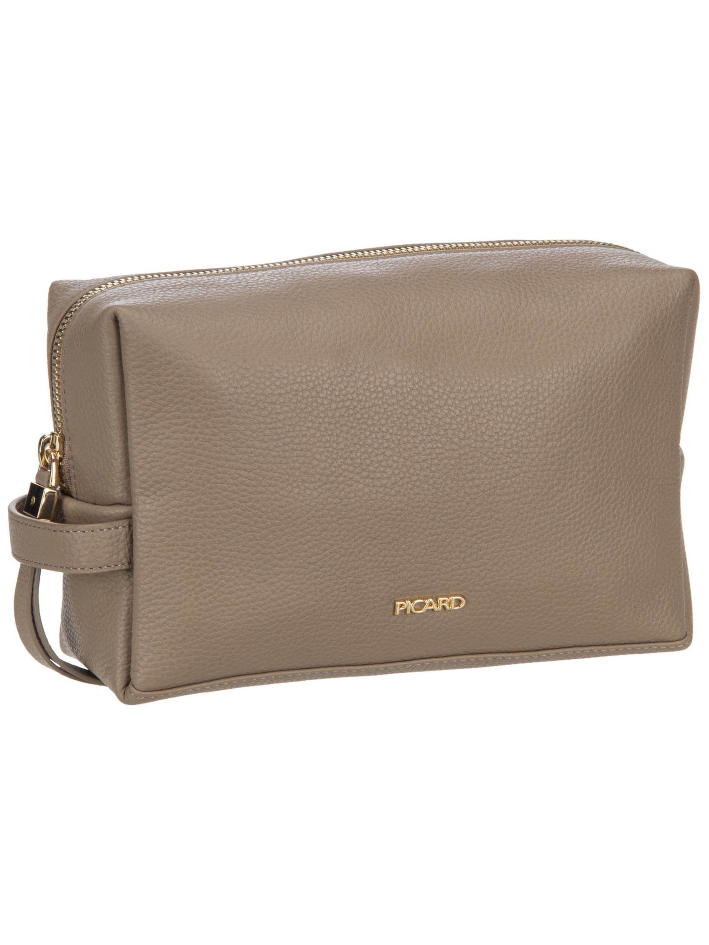 Picard Toiletry Bag in Brown: front