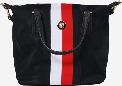 TOMMY HILFIGER Ročna torbica 'Poppy' | temno modra / rdeča / bela barva, Prikaz izdelka