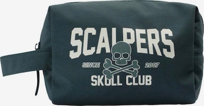 Scalpers Laukku 'Skull Club' koossa Einheitsgröße värissä tummanvihreä / luonnonvalkoinen, Tuotenäkymä