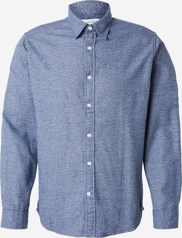 Coupe regular Chemise 'Owen' SELECTED en bleu : devant