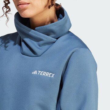 ADIDAS TERREX Sportief sweatshirt 'Xperior' in Blauw