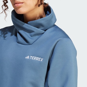ADIDAS TERREX Athletic Sweatshirt 'Xperior' in Blue