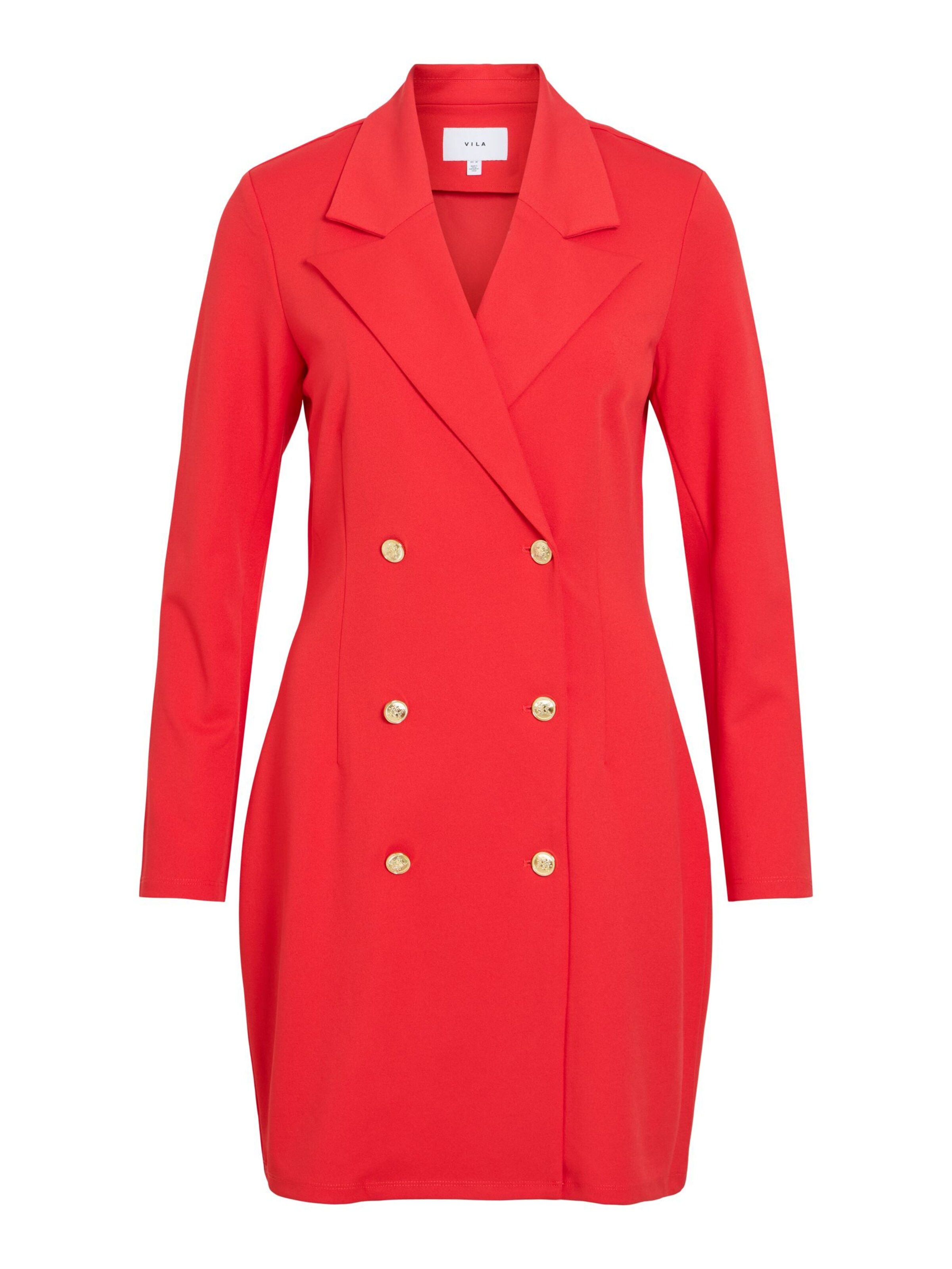VILA Kleid 'CLARA' in Rot: Vorderseite