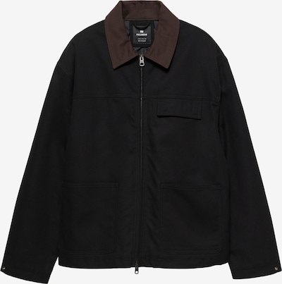 Pull&Bear Välikausitakki värissä musta, Tuotenäkymä