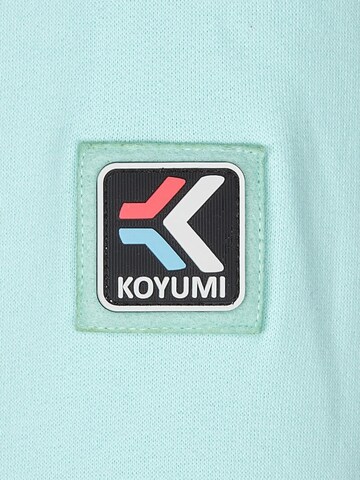 Koyumi Sweatshirt 'Free your Neck' in Groen