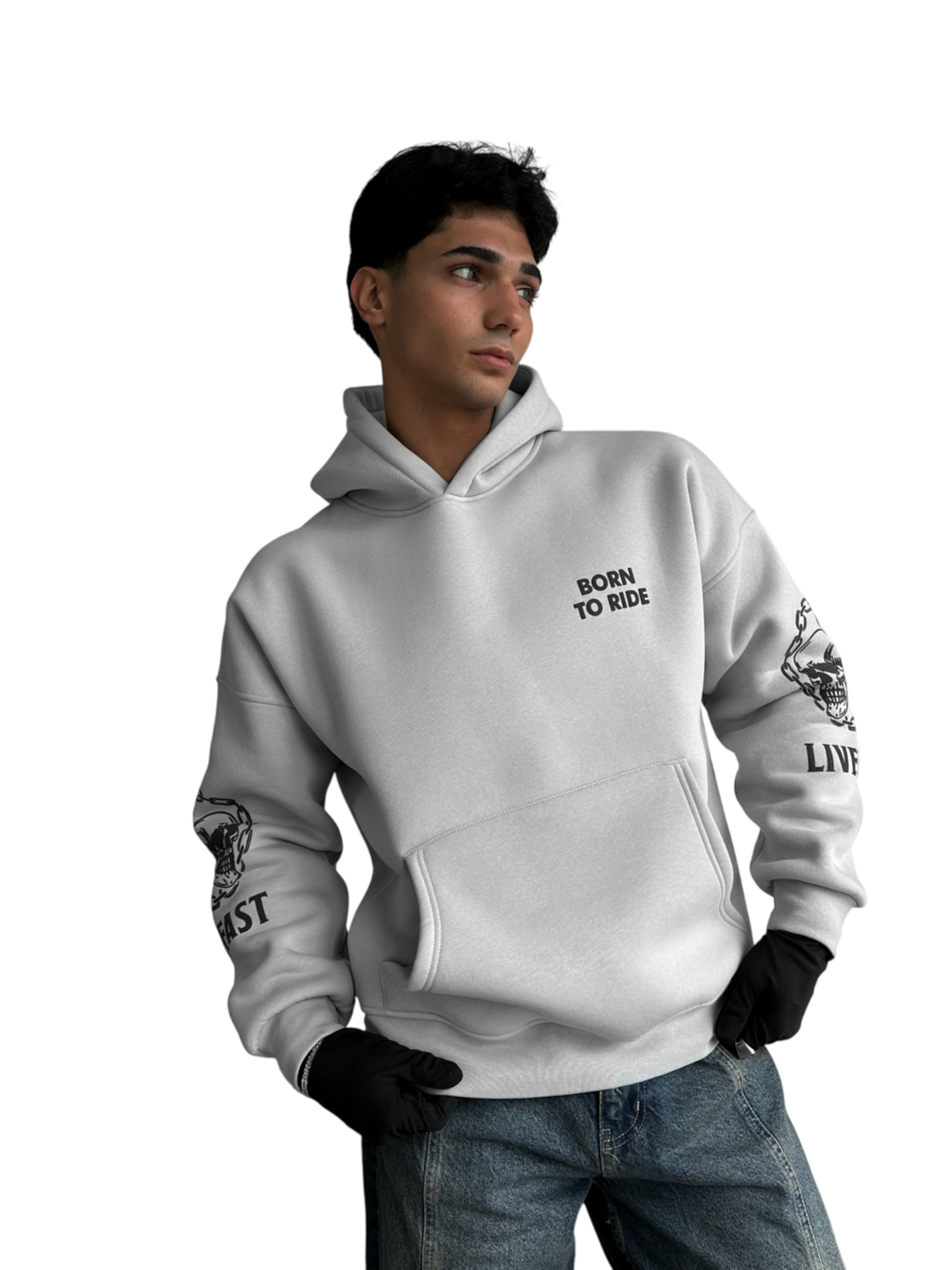 Kleidermafia Sweatshirt‌ in S in grau, Produktansicht