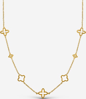Pure Schmuck Kette 'Clover Infinity' in Gold: Vorderseite