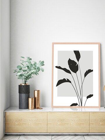 Liv Corday Image 'Abstract Branches' in Grey