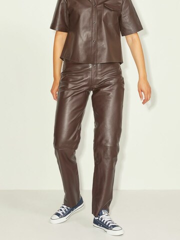 JJXX Loose fit Trousers 'Grace' in Brown: front