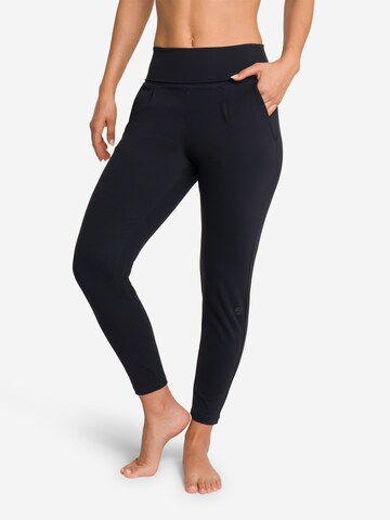 OCEANSAPART Skinny Sportovní kalhoty 'Ginger' – černá: přední strana