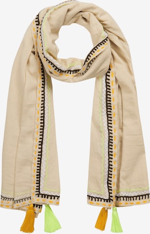 CODELLO Scarf in Beige: front