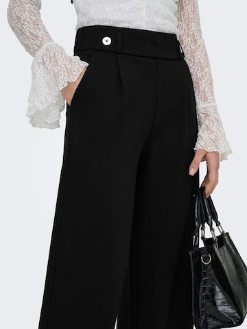 JDY - Pierna ancha Pantalón 'JDYNew' en negro