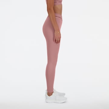 new balance Скинни Спортивные штаны 'Sleek 25' в Ярко-розовый