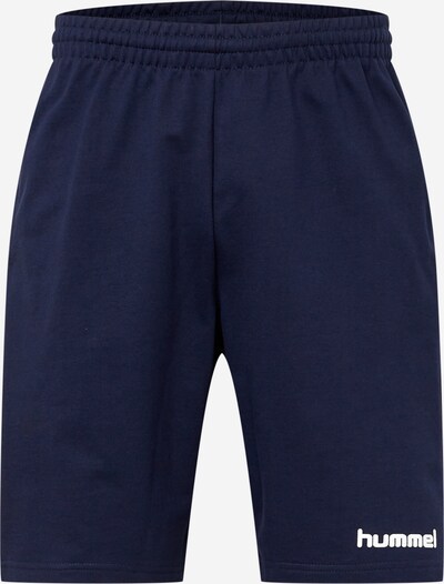 Pantaloni sportivi Hummel di colore blu notte / bianco, Visualizzazione prodotti