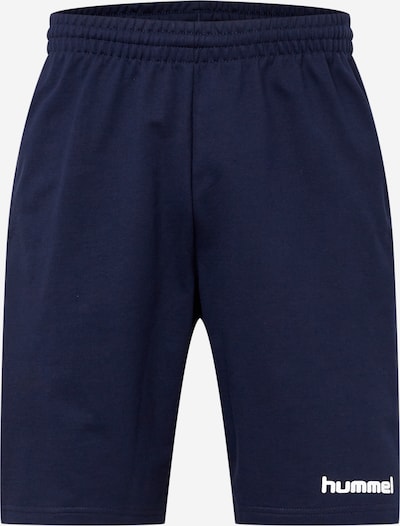 Hummel Sports trousers in Night blue / White, Item view