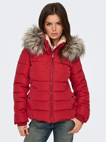 Veste d’hiver 'ONLNEWCAMILLA' ONLY en rouge : devant