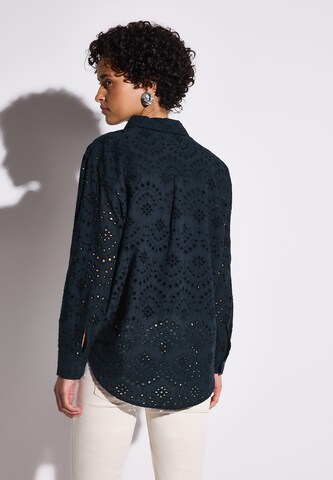 STREET ONE Bluse in Blau