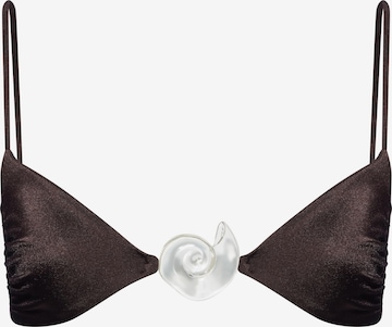 brūns SALT&WAVE Bikini augšdaļa 'Aphrodite Top': no priekšpuses