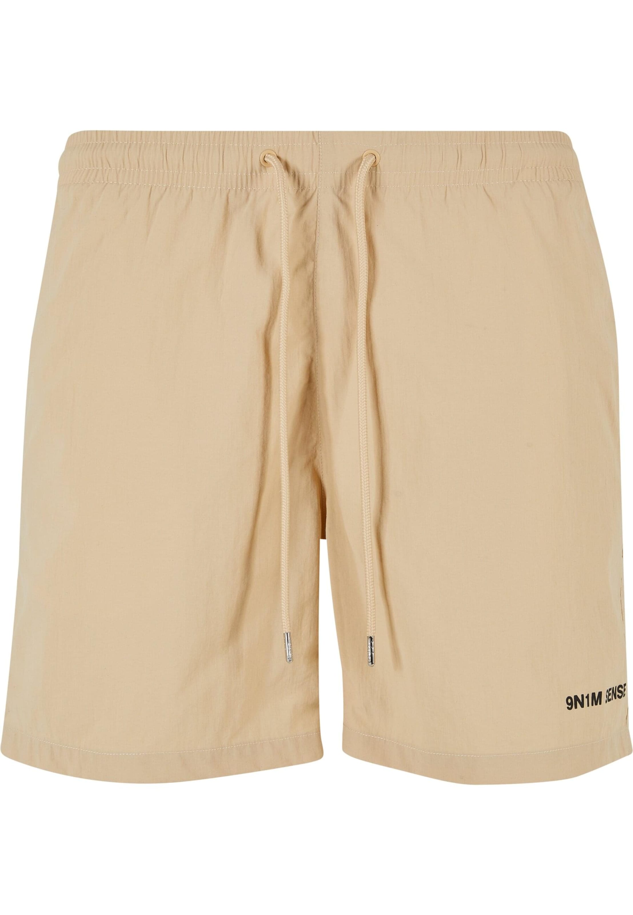 Pantaloncini da bagno 'Essential' di 9N1M SENSE in marrone: frontale