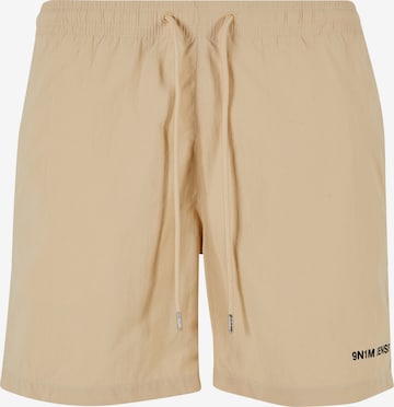 9N1M SENSE Swimming shorts 'Essential' in Brown: front