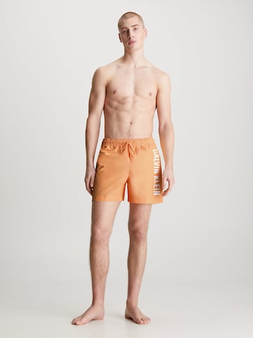 Shorts de bain ' Intense Power ' Calvin Klein Swimwear en orange
