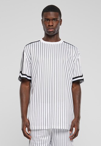 Urban Classics Shirt in Wit: voorkant