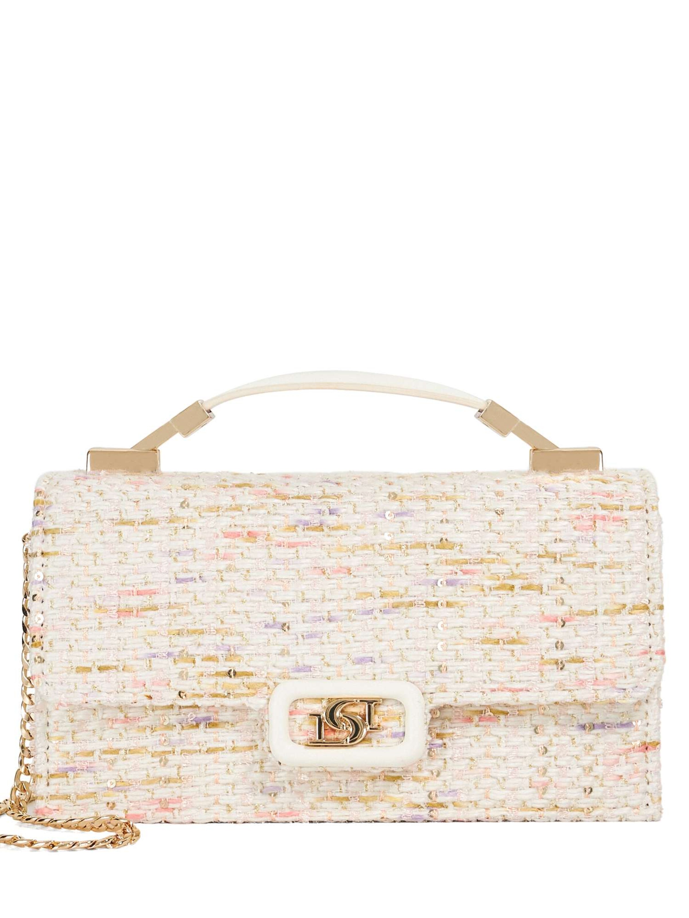 Sac à bandoulière 'East-West' Dune LONDON en beige : devant