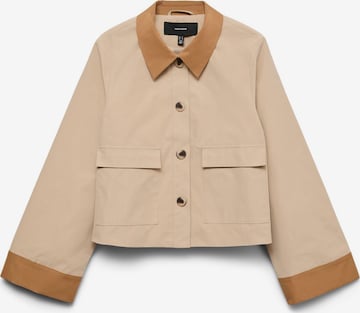 VERO MODA Демисезонная куртка 'VMVIC' в Бежевый: спереди