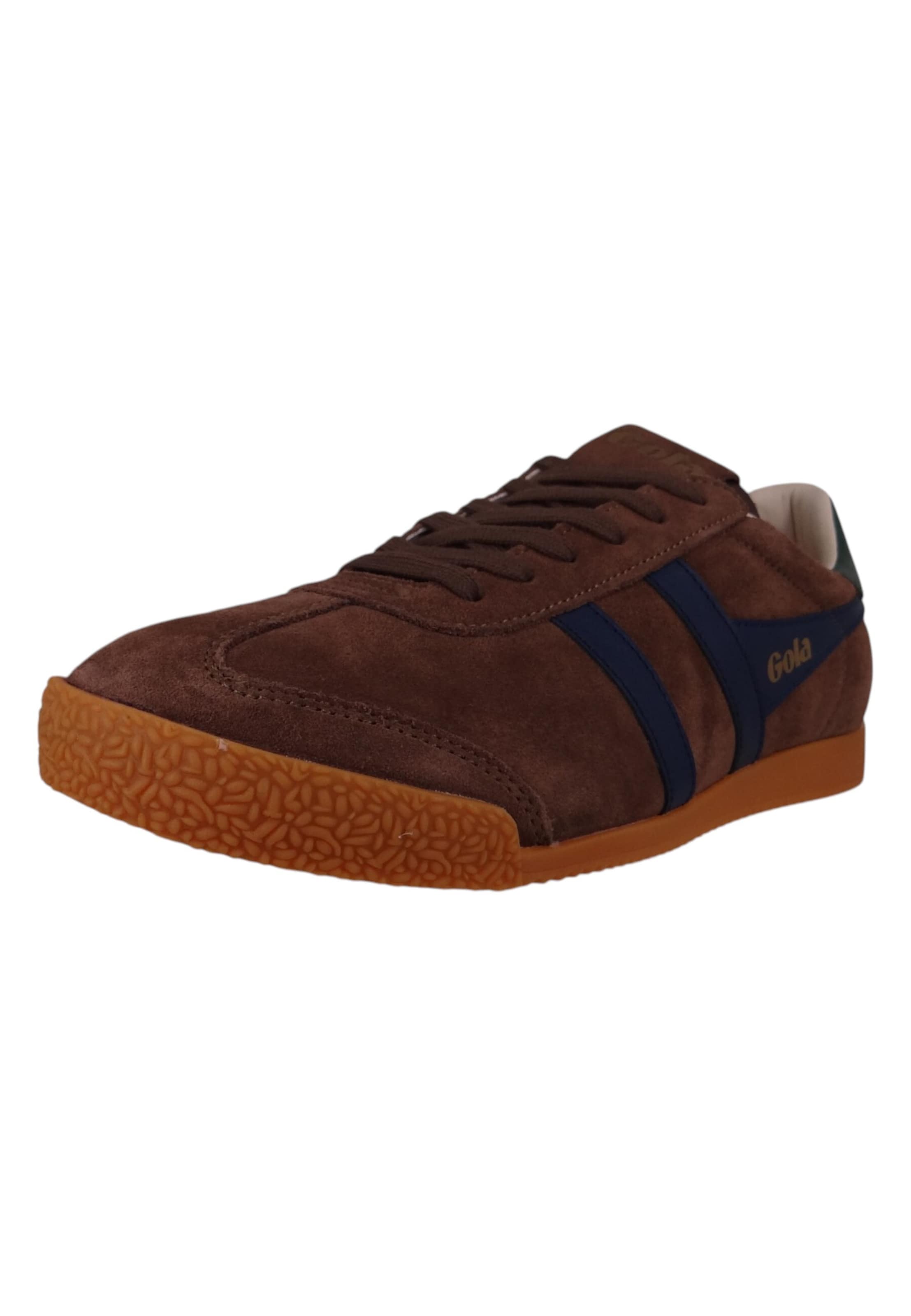 Baskets basses Gola en marron : devant