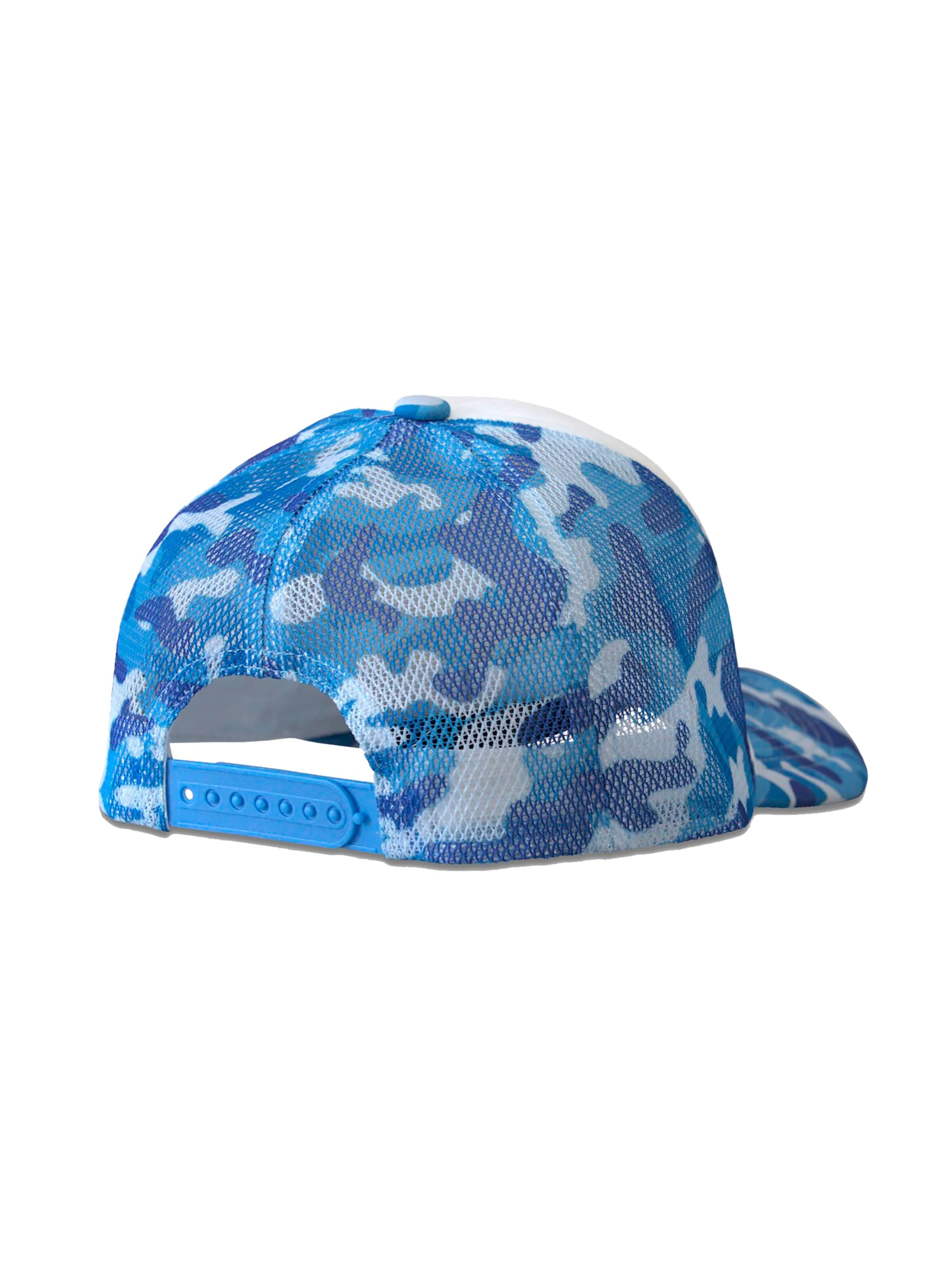 Casquette 'Camo' K-pop en bleu
