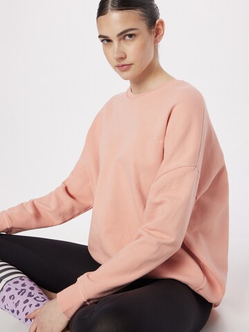 Hey Honey Sports sweatshirt 'Silver' in Pink