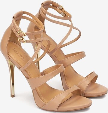 Kazar Strap sandal in Beige