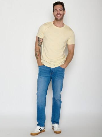 GREENBOMB Shirt 'Guide Basic' in Geel