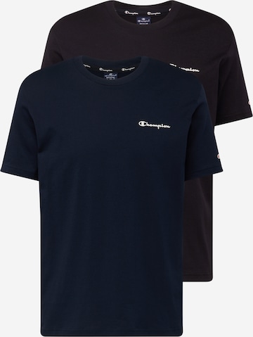 T-Shirt Champion Authentic Athletic Apparel en bleu : devant