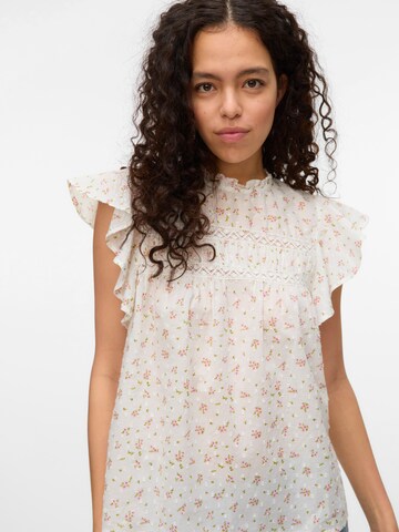 VERO MODA Bluse 'VMTRINE' in Weiß