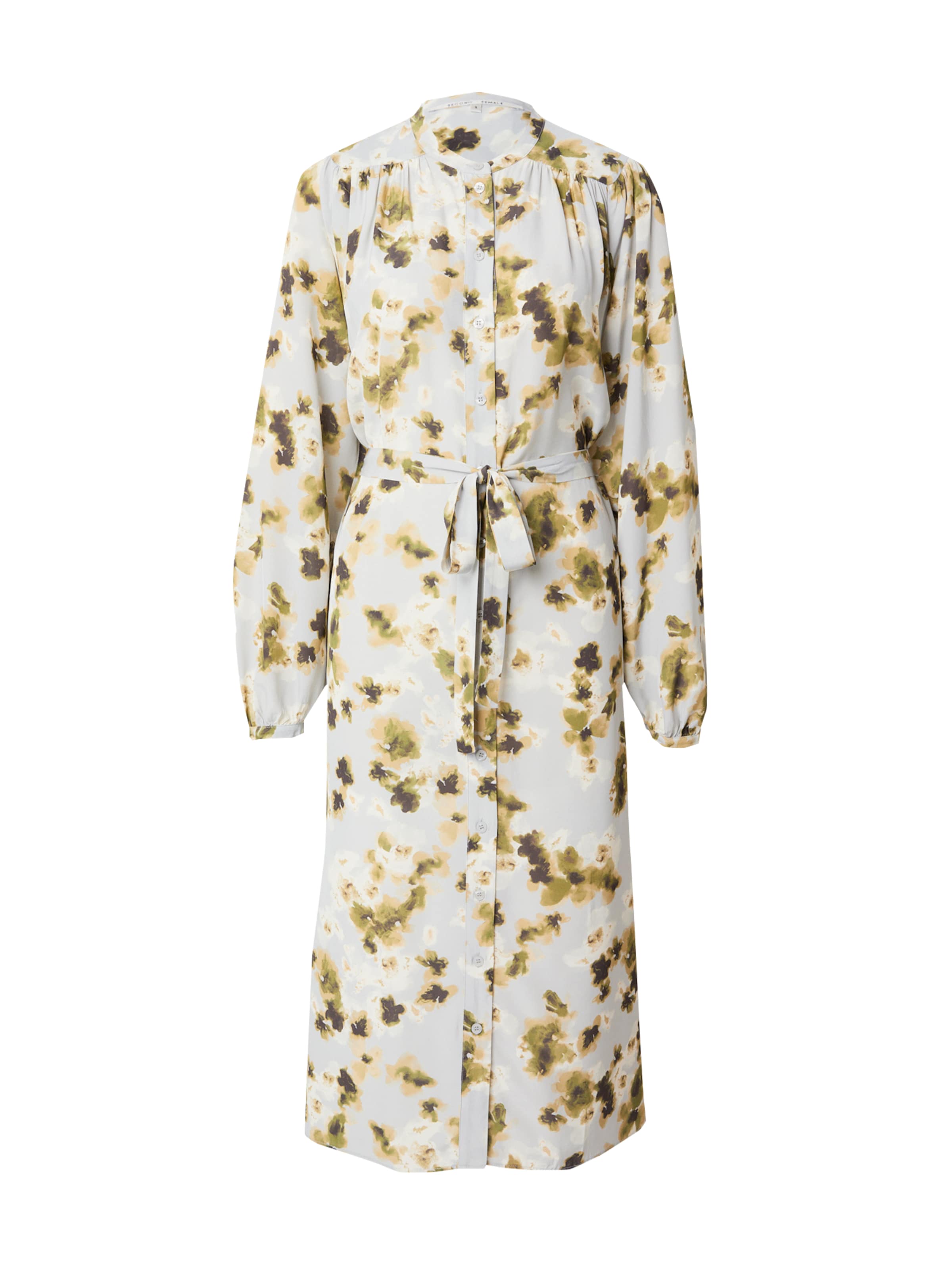 SECOND FEMALE Shirt Dress 'Andra' in White: front