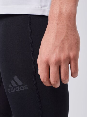 ADIDAS PERFORMANCE Skinny Παντελόνι φόρμας σε μαύρο