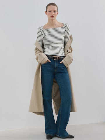 MANGO Тениска 'PORTA' в бяло