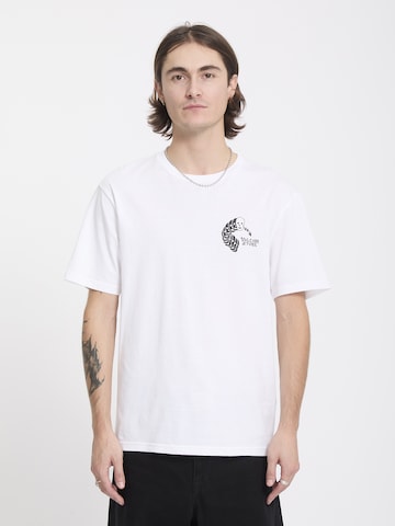 T-Shirt 'Felix  Skull' Volcom en blanc : devant