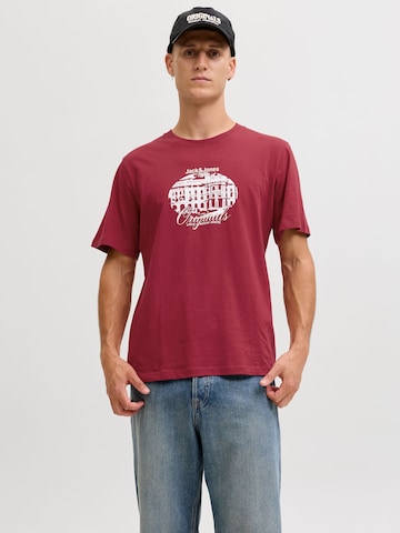 JACK & JONES Shirt in Red: front