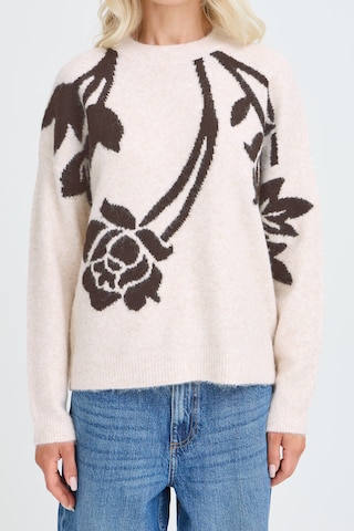 b.young - Jersey en beige