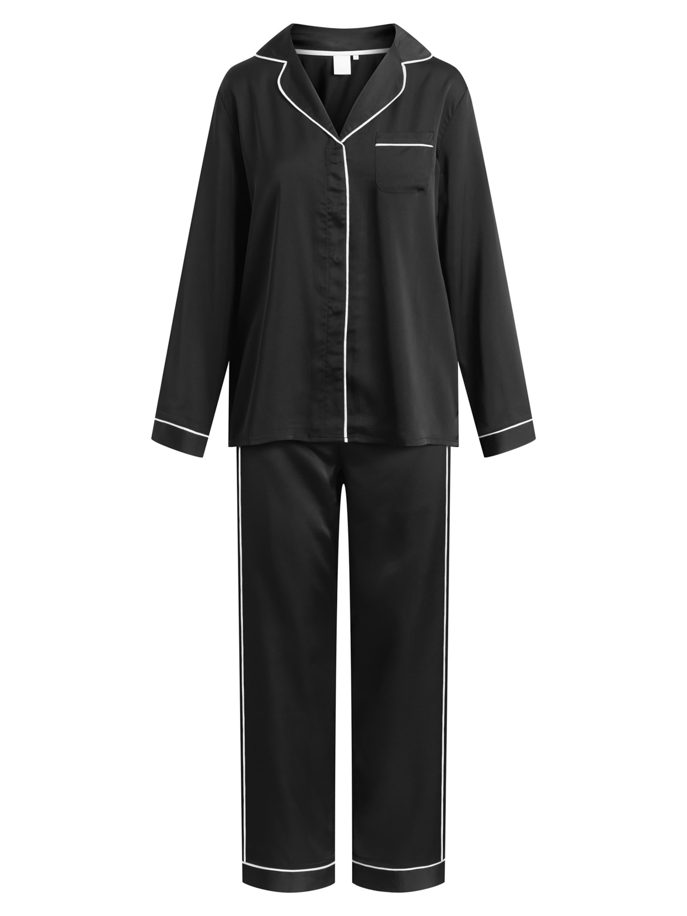 CCDK Copenhagen Pyžamo – černá: přední strana