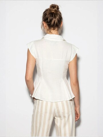 T-shirt 'Hemden' Bianco Lucci en marron