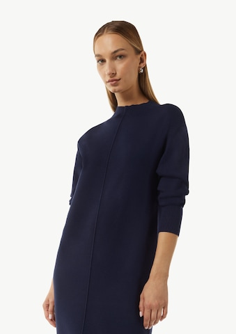 Robes en maille comma casual identity en bleu