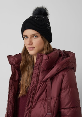 s.Oliver Mütze in Schwarz